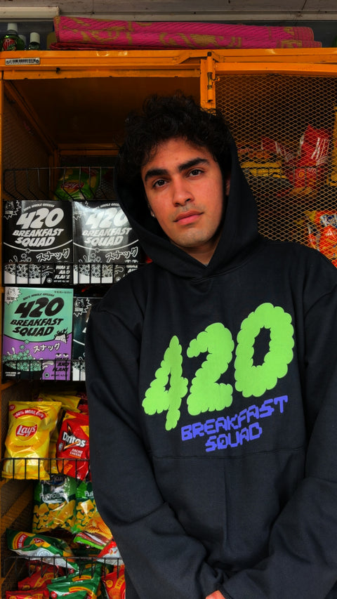 420 Hoodie Black