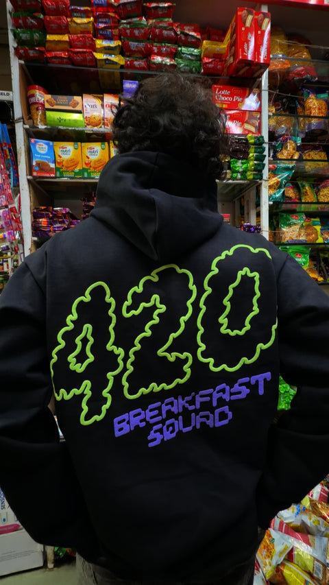 420 Hoodie Black
